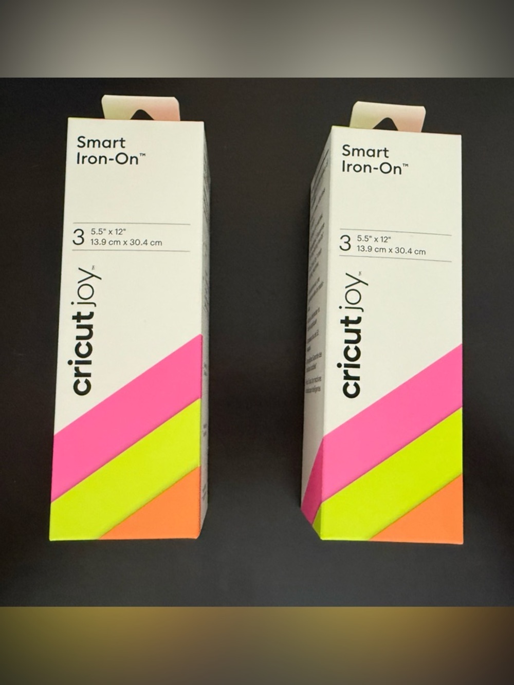 Cricut Joy Smart Iron-On - 2 pack neon. Matte
